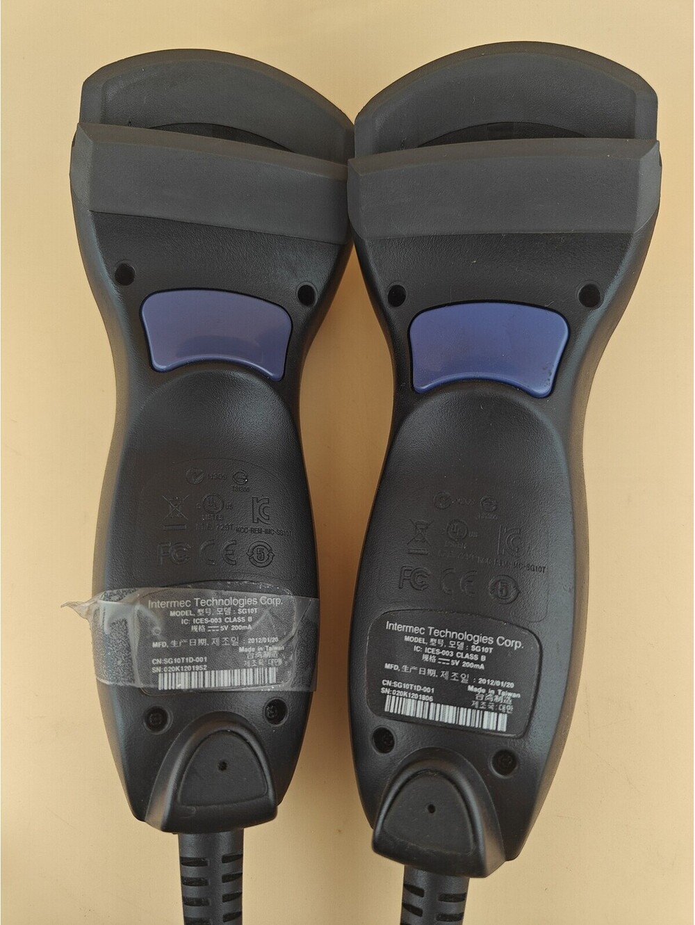 Intermec SG10T Barcode Scanner Lot of 2